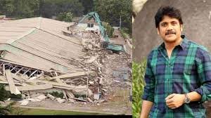 Bulldozer Action On Actor Nagarjuna’s N-Convention Centre In Hyderabad