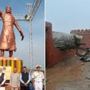 Consultant Arrested After Shivaji Statue Collapse in Maharashtra